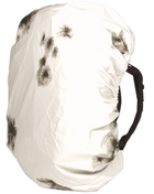 Білий захисний чохол для рюкзака Mil-Tec 80 л 60 х 80 см зі 100% поліестеру з поліуритановим покриттям водонепроникний регелюється за розміром рюкзака - зображення 1