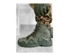 Берцы, походная обувь, тактические, армейские, военные ботинки, олива, дышащие, водоотталкивающие р.43 - изображение 1