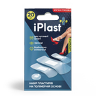 Пластир медичний на полімерній основі IPlast білого кольору 20 шт. - зображення 1