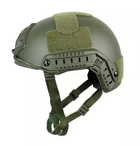 Рельсы боковые направляющие ARC на каску шлем FAST, ТОР-Д, Зеленый (цвет милитари) - изображение 6
