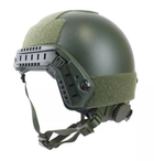 Рельсы боковые направляющие ARC на каску шлем FAST, ТОР-Д, Зеленый (цвет милитари) - изображение 7