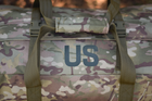 Тактическая сумка баул US 65 л большая военная армейская сумка баул цвет мультикам для передислокации ВСУ - изображение 4