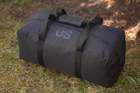Тактична сумка баул US 65 л велика військова армійська сумка баул колір чорний для передислокації ЗСУ - зображення 9