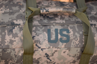 Тактична сумка баул US 65 л велика військова армійська сумка баул колір піксель для передислокації ЗСУ - зображення 10