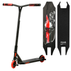 Самокат трюковый двухколесный с алюминиевыми пегами Best Scooter FEAR Черный с красным