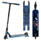 Трюковый самокат двухколесный с алюминиевыми пегами Best Scooter SIMBIOTE Синий Веном