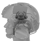 Крепление активных наушников к шлему ТОР Fast олива - изображение 3