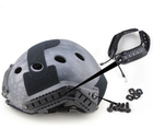 Комплект креплений Ultimate Tactical рельсы на шлем Fast mich черный - изображение 3