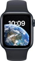 Smartwatch Apple Watch SE (2022) GPS 40mm Midnight Aluminium Case with Midnight Sport Band (MNJT3) - obraz 3