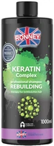 Шампунь восстанавливающий Ronney Keratin Complex для тонких и ломких волос с кератином 1000 мл (5060589154643)