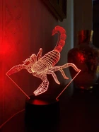 Сменная пластина для 3D светильников "Скорпион" 3DTOYSLAMP (НЕ НОЧНИК)