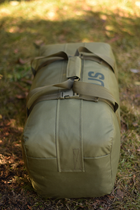 Сумка тактическая баул US 65 л военная армейская большая сумка баул цвет олива хакки для передислокации ВСУ - изображение 5