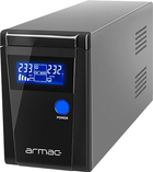 UPS Armac Office Line-Interactive 650VA LCD PL metalowy (O/650E/PSW) - obraz 2
