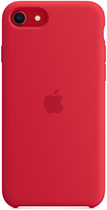 Панель Apple Silicone Case для Apple iPhone SE (PRODUCT)RED (MN6H3) - зображення 3
