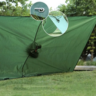 Тактический военный армейский дождевик накидка плащ палатка пончо универсальный размер (474222-Prob) Хаки - изображение 5