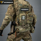 Вертикальна універсальна тактична сумка MOLLE сумка для дрібниць MC IDOGEAR BG3578 Преміум якість армії США - зображення 4