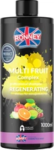 Шампунь регенерувальний Ronney Multi Fruit Complex для сухого та пошкодженого волосся 1000 мл (5060589154674)