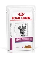 Влажный корм для кошек Royal Canin Renal with chicken Feline при заболеваниях почек