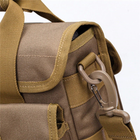 Військова армійська тактична сумка Розвідник тип-3 166 хакі - зображення 6