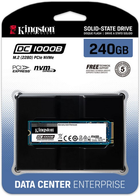 Dysk SSD Kingston DC1000B 240GB NVMe M.2 2280 PCIe 3.0 x4 3D NAND TLC (SEDC1000BM8/240G) - obraz 3