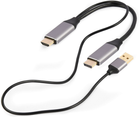 Cablexpert Adapter konwertera HDMI na DisplayPort 4K (A-HDMIM-DPM-01) - obraz 2