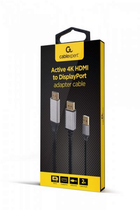 Адаптер-перехідник HDMI HDMI на DisplayPort, 4K (A-HDMIM-DPM-01) - зображення 3