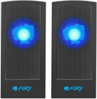 Zestaw głośników 2.0 Fury Skyray 5 W (RMS) USB Czarny (NFU-1309) - obraz 5