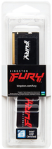 RAM Kingston Fury SODIMM DDR5-5600 16384MB PC5-44800 Impact 1Rx8 Czarny (KF556S40IB-16) - obraz 3