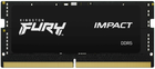 RAM Kingston Fury SODIMM DDR5-5600 32768MB PC5-44800 (zestaw 2x16384) Impact 1Rx8 czarny (KF556S40IBK2-32) - obraz 2
