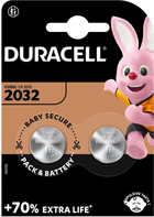 Спеціальна літієва батарейка типу «таблетка» Duracell 2032, 3В, 2 шт DL2032/CR2032 (5000394054967) - зображення 2