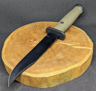 Тактический нож Tactic туристический охотничий армейский нож с чехлом Олива (2138B) - изображение 3