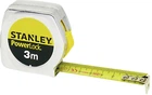 Рулетка вимірювальна Stanley Powerlock 3 м x 12.7 мм у хромованому пластмасовому корпусі (0-33-238)