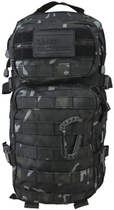 Рюкзак тактический KOMBAT UK Hex-Stop Small Molle Assault Pack Мультикам Черный 28 л (kb-hssmap-btpbl) - изображение 2
