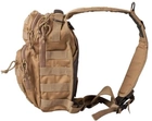 Рюкзак тактичний однолямковий KOMBAT UK Mini Molle Recon Shoulder Bag Койот 10 л (kb-mmrsb-coy) - зображення 1
