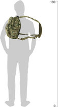 Рюкзак тактический однолямочный KOMBAT UK Mini Molle Recon Shoulder Bag Мультикам 10 л (kb-mmrsb-btp) - изображение 4