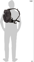 Рюкзак тактический однолямочный KOMBAT UK Mini Molle Recon Shoulder Bag Черный 10 л (kb-mmrsb-blk) - изображение 4