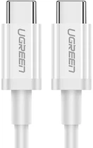 Кабель Ugreen US264 USB Type-C to USB Type-C 60Вт ABS Cover 3A 0.5 м White (UGR-60517)