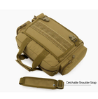 Армейская тактическая сумка для ноутбука и документов Column 117 хаки - изображение 6