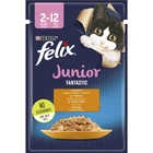 Вологий корм для кішок Felix Fantastic Junior з куркою у желе 85 г