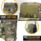 Тактична сумка гідрат IDOGEAR BG3530 MOLLE для тактичного жилета-рюкзака армії США преміум якість Мультикам - зображення 6