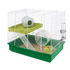 Клітка для хом'яків та гризунів Ferplast Hamster Duo 46х29х37.5 см Зелена з поличкою (57025411)