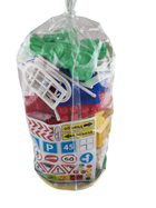 Детский конструктор пластиковый, Colorplast, Лидер №2, 80 деталей (131023)