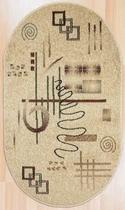 Ковер Kartal Heat-Set 0860A Овал