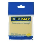 Блок бумаги для заметок с клейким слоем Buromax 76х76 мм 100 л желтый (BM.2312-01)