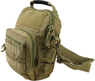 Сумка на плече Kombat Hex-Stop Explorer Shoulder Bag Койот (kb-hsesb-coy) - изображение 1