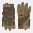 Тактические военные перчатки UAD ARES полнопалые сенсорные Койот XL (UAD0022XL)