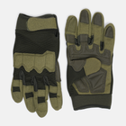Тактические военные перчатки UAD Prometey полнопалые, сенсорные Олива L (UAD0019L) - изображение 1