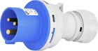Вилка кабельна ETI IP44 16A 2P+PE 230V EV-1632 4482016 силова (переносна)