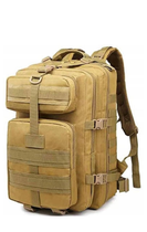 Бойовий рюкзак чоловічий сумка на плечі ранець штурмовий Оливковий 28 л надійне і зручне спорядження для бойових місій максимальна місткість і функціональність - зображення 10