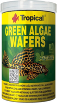 Корм Tropical Green Algae Wafers для акваріумних риб у чипсах 100 мл (5900469664230)